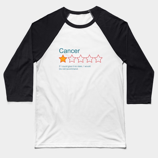 1-Star Rating: Cancer Baseball T-Shirt by LethalChicken